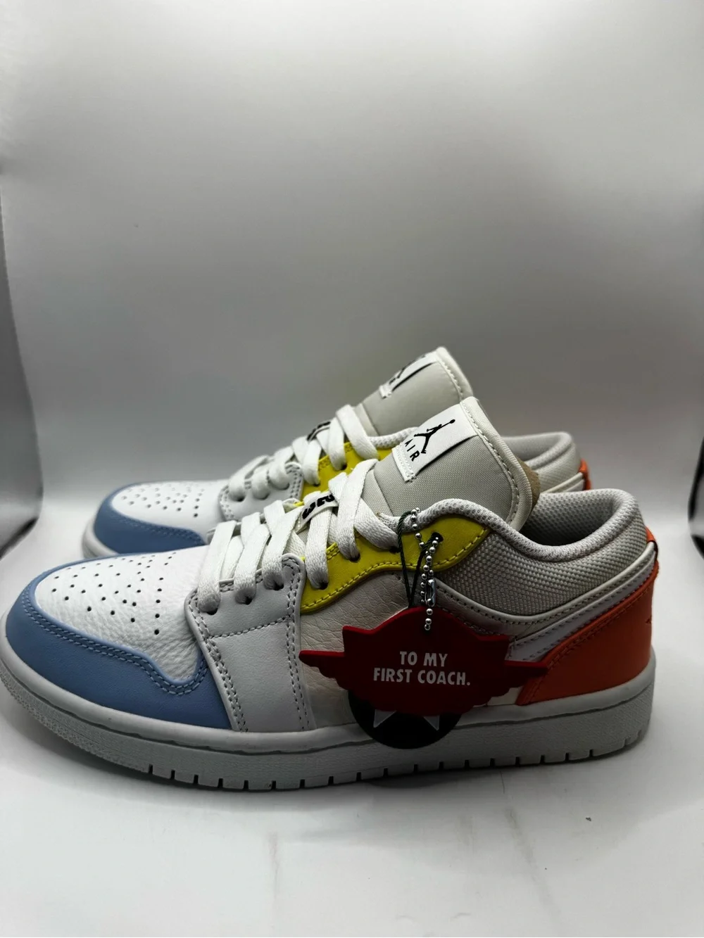 Air Jordan 1 Low To My First Coach Men’s Sz 5 DJ6909-100 New w/ Box